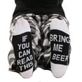 thumbnail image 4 of #FollowMe Mens Novelty Pajama Pants Set with Matching Socks  Fun & Comfy Sleepwear (Buffalo Plaid - Bring Me Beer White, XX-Large), 4 of 4