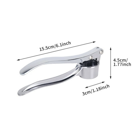 

Crusher Garlic Press Easy Squeeze Zinc Alloy Ergonomic Handle Kitchen Tool