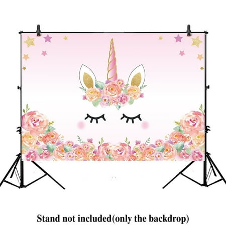 Floral Unicorn Birthday Backdrop 7ft X 5ft By Hellodecor Walmart Com Floral Unicorn Birthday Backdrop 7ft X 5ft By Hellodecor Walmart Com