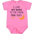 thumbnail image 3 of Inktastic I Love My Mimi to the Moon and Back Boys or Girls Baby Bodysuit, 3 of 5