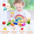 thumbnail image 4 of Clasificador de formas apilables Montessori Toys PEBIRA de 1 a 4 años, 4 of 7