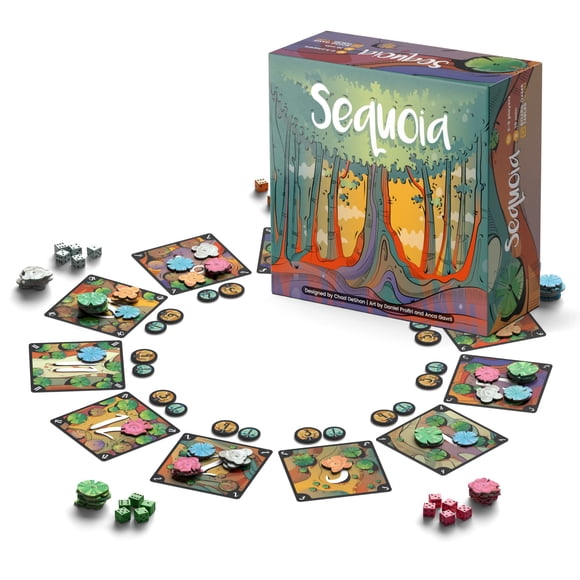 Juego de mesa Sequoia para 2-5 jugadores, 10 minutos de juego