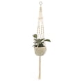 thumbnail image 2 of Freedo 2Pcs Macrame Plant Hangers Indoor Outdoor with Hand-Knitted Cotton Rope, 2 of 2