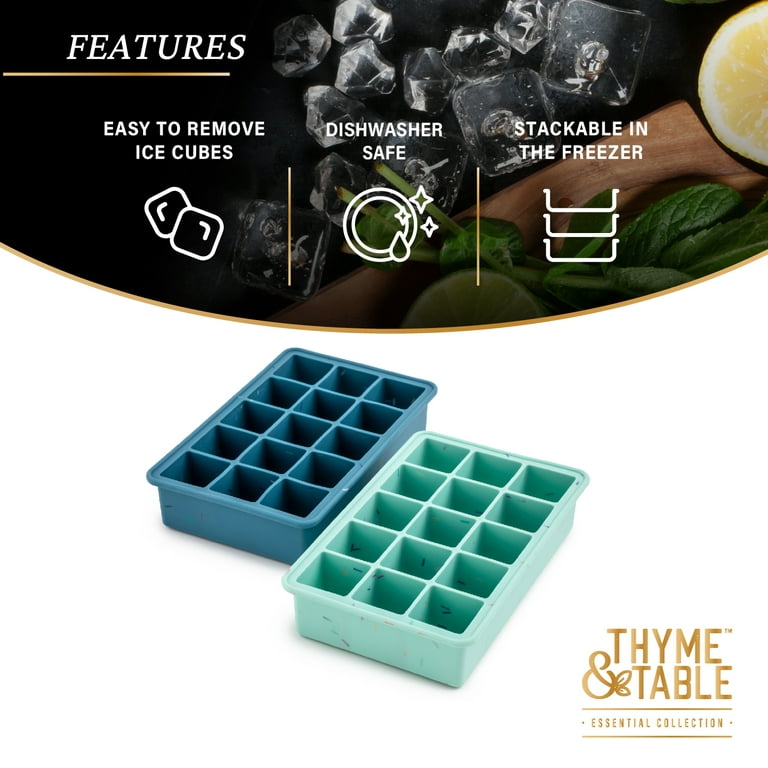 Silicone Multicolor Ice Tray Pack Of 4, 24.5 X 9 X 2 Cm