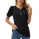 thumbnail image 2 of Top con mangas abullonadas,Camiseta con mangas abullonadas Camisa con mangas abullonadas Top informal con cuello redondo El mejor de su clase, 2 of 6