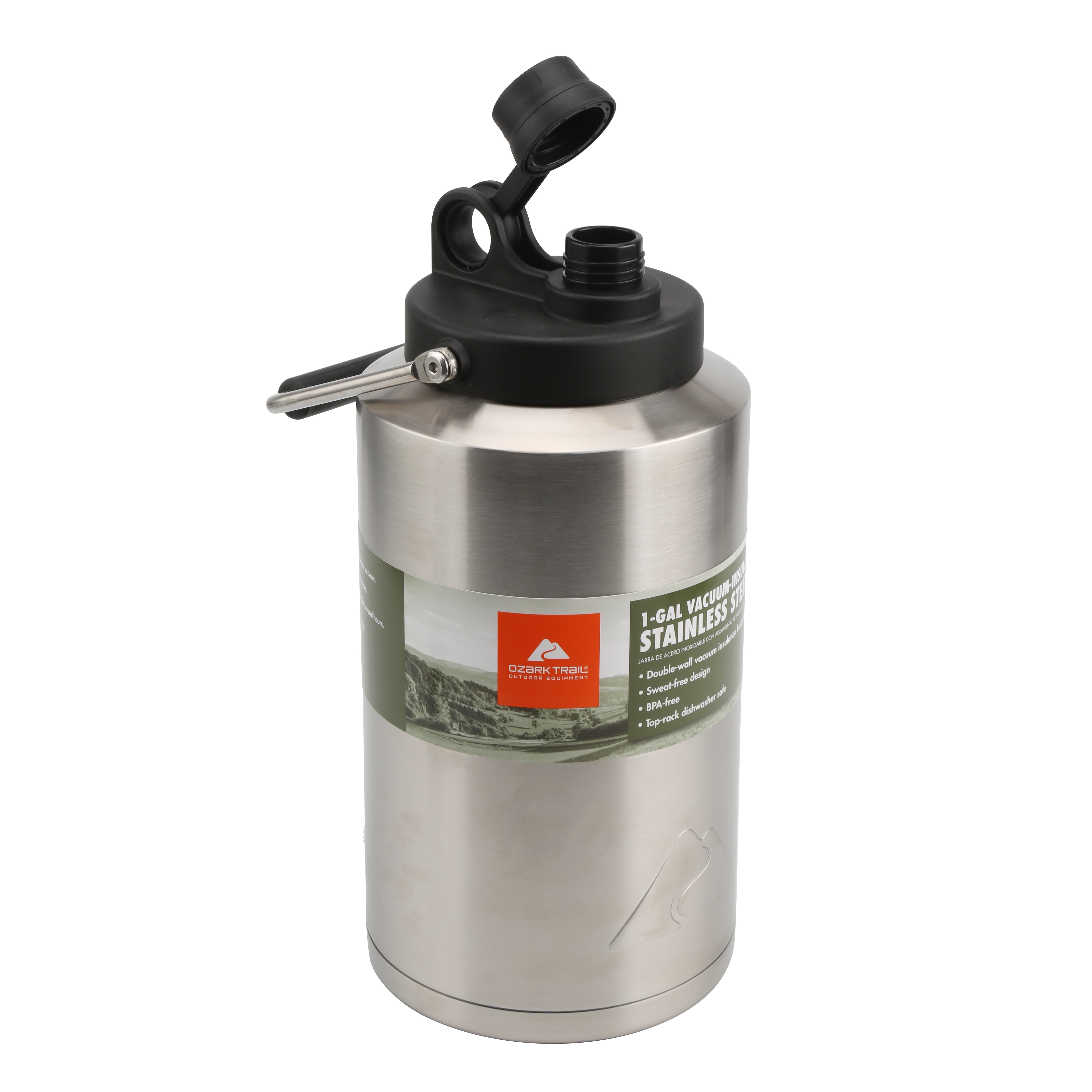 Ozark Trail 1 Gallon Double wall Vacuum sealed Stainless Steel Water 