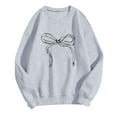 thumbnail image 2 of Wancir Women Fall Crewneck Sweatshirts Oversized Graphic Sweatshirts Y2K Pullover Aesthetic Cute Sweatshirts for Teen Girls, 2 of 4