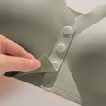 thumbnail image 5 of Dxzfnsa Woman's Solid Color Thin Style Ventilate Large Size Bra Without Steel Rim, 5 of 5