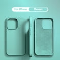 thumbnail image 3 of Funda protectora suave de silicona líquida de lujo para iPhone 15, 14, 13, 12, 11 Pro Max Plus, accesorios de teléfono mini 7, 8, XS, XR, X, 3 of 5