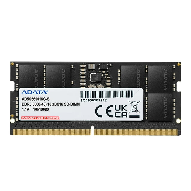 Módulo de memoria RAM ADATA DDR5, 16 GB, 5600 MHz, SODIMM, portátil