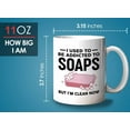 thumbnail image 6 of Soap Maker Mug White 11oz - Used To Be Addicted - Soap Maker Soap Making Handmade DIY Fragrance Soap Bar, 6 of 7