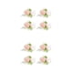 thumbnail image 3 of Jumpingount de flores artificiales - Elegante para boda Look Flores artificiales Novia premium Romántica Amplia aplicación Flor flor de muñeca rosa Muñeca flor 2piezas, 3 of 6