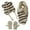 Brown, variant on Infants Knitted Bear Detailed Winter Beanie 3 Piece Set-Beanie-Gloves-Scarf With Earflaps For Baby Boys (0-18 months)
