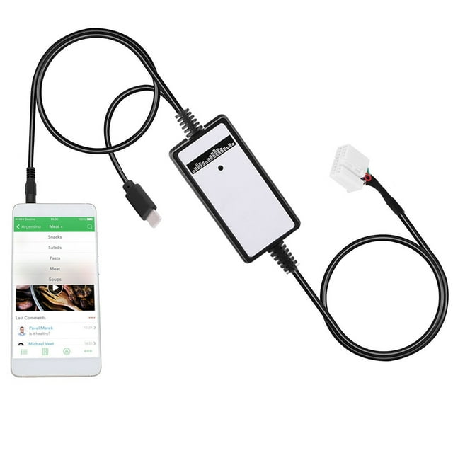 For Honda Accord 07-11 iphone 5 6 6s Auto Car AUX Audio Input Integration Interface Adapter