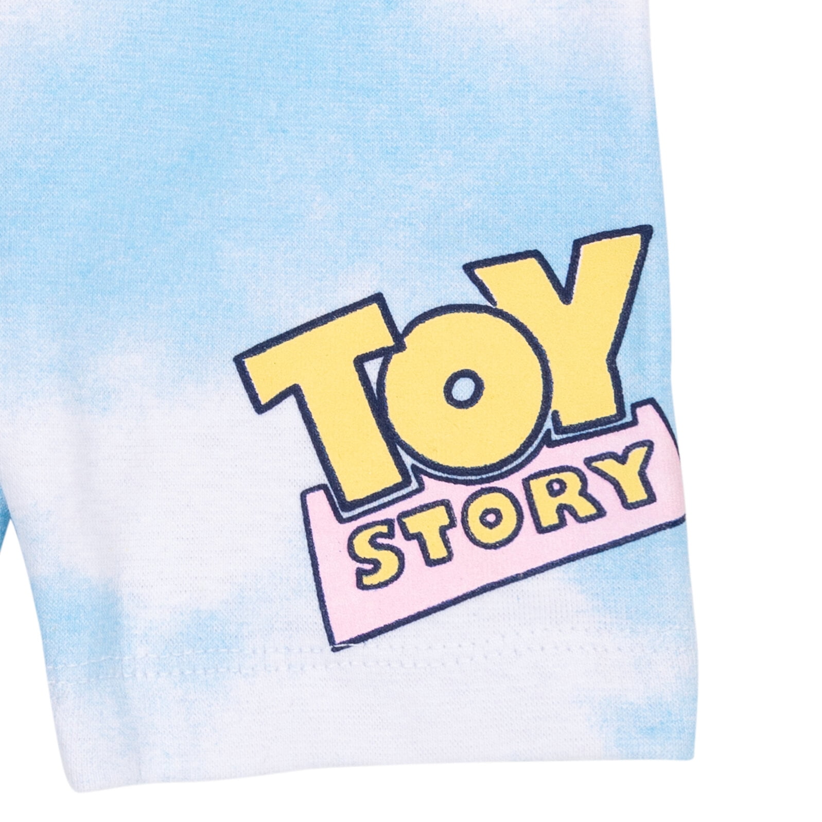 Disney Toy Story Toddler Girls' 2-Piece T-Shirt and Bike Shorts Set Toy Story Pink Blue