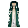 thumbnail image 2 of TARIENDY Womens Renaissance Dress Up Gowns Vintage Velvet Velour Dresses Plus Size Trumpet Sleeve Medieval Dress Floor Length Gown Dresses for Evening Party, 2 of 6