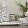 thumbnail image 2 of Northlight 4" Hand-Painted Pine Trees and Deer Flameless Glass Christmas Candle Holder, 2 of 7