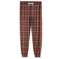 thumbnail image 3 of Men's Casual Checkered Bundle Leg Foot Home Sleeping Pants Christmas Pajama Plaid Pants, 3 of 4