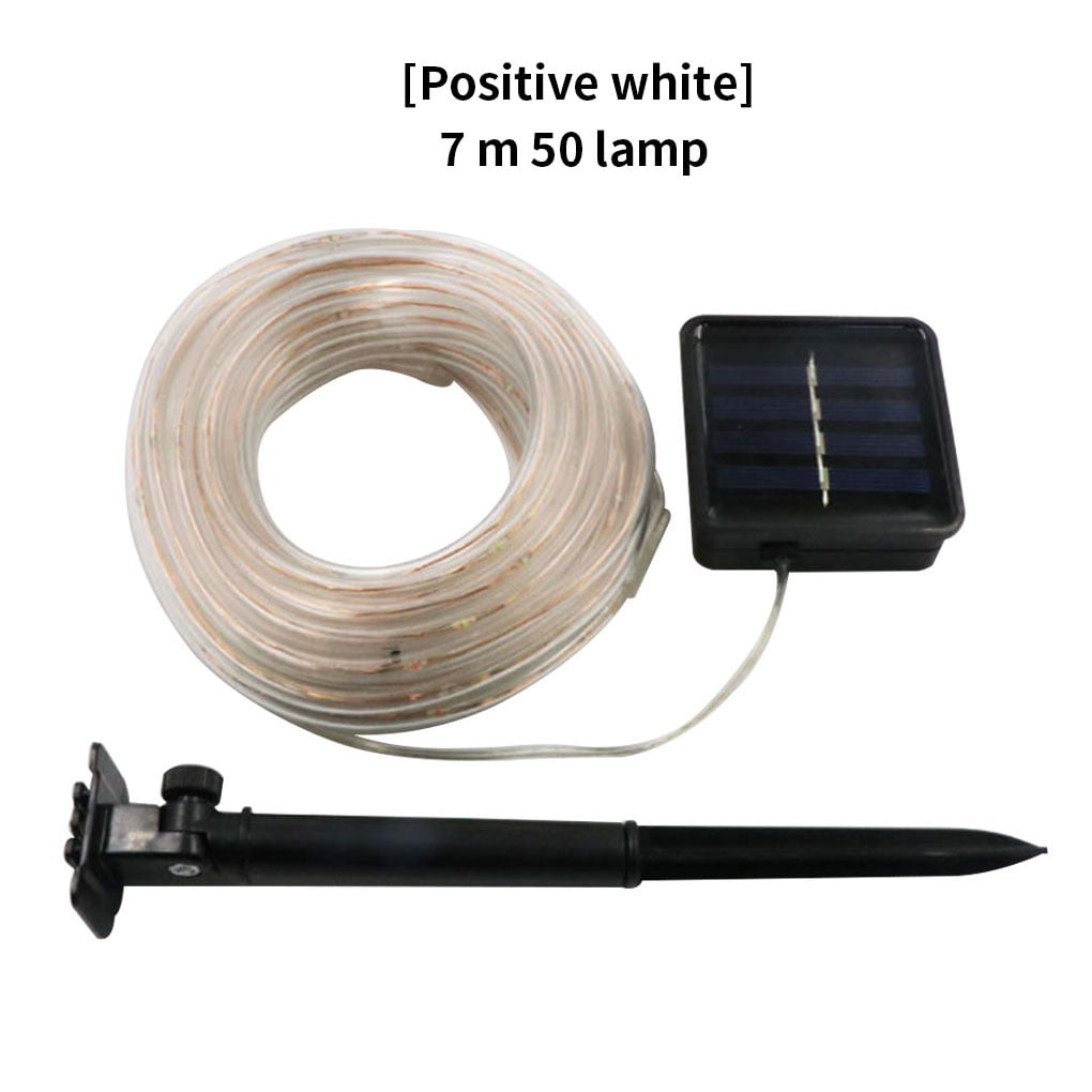 Solar Hose Light String Copper Wire Garden Yard Decor LED Outdoor Waterproof Lamp Chain 7m 50 LEDs