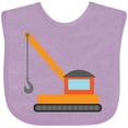 thumbnail image 3 of Inktastic Kids Construction Crane Boys or Girls Baby Bib, 3 of 4