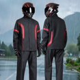 thumbnail image 2 of Unisex Heavy Duty Waterproof Rain Suit Hooded Rain Jacket and Pants Set for Outdoor Work, Hiking, Camping & Travel, 2 of 4