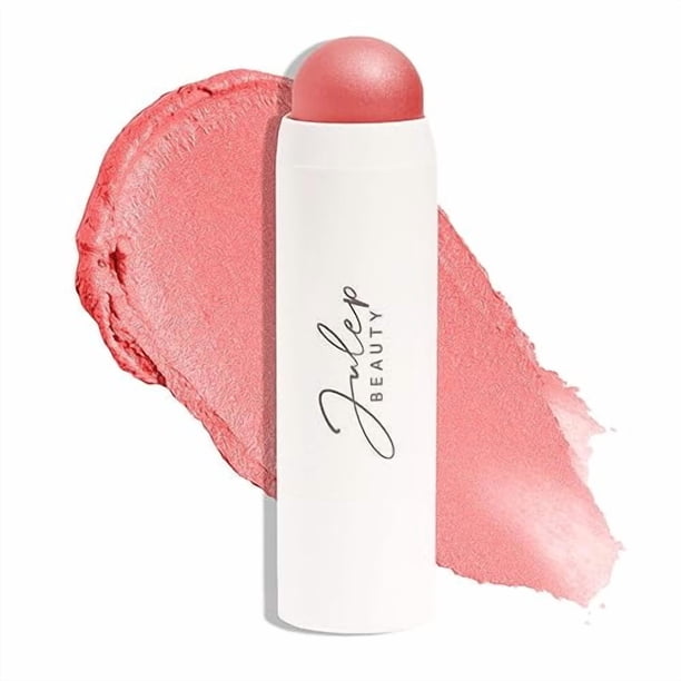 Julep Skip The Brush Crema para rubor en polvo - Guayaba dorada - Color mezclable y edificable - Barra de maquillaje para rubor y mejillas 2 en 1