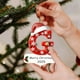 thumbnail image 4 of xihome Juego de 26 adornos navideños acrlicos con el alfabeto para decorar el rbol de Navidad (DIY), 4 of 9