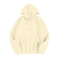 thumbnail image 4 of Angel Wings Hooded Sweatshirt for Women Embroidered Crystal Oversized Sparkly Long Sleeve Pullover Y2K Drawstring Hoodie with Pockets Khaki XS-5XL, 4 of 6