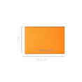 thumbnail image 4 of Tarjetero Michael Kors Cooper plegable de piel granudala color naranja, 4 of 4