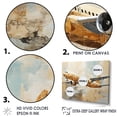 thumbnail image 3 of Designart "Wings Of Adventure For The Passenger Plane" Plane Floater Framed Wall Art Prints, 3 of 5