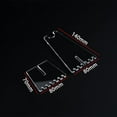 thumbnail image 5 of 2PCS Mountain Bike Clear Acrylic Kickstand 140mm Portable Foot Support Riding Photography Artifact For Road Bicycle Accessories, 5 of 5