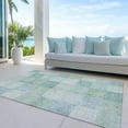 thumbnail image 6 of Addison Rugs Chantille Indoor/Outdoor Transitional Geometric Seafoam Washable Rectangle Rug, 10' x 14', 6 of 6