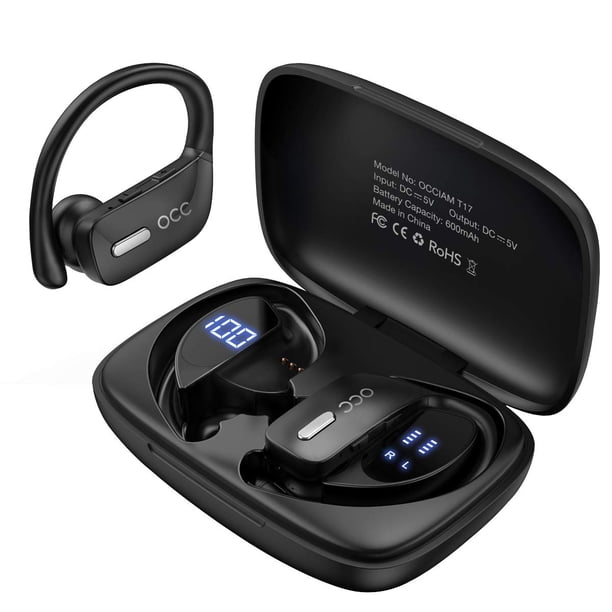 Auriculares inalámbricos occiam T17 Bluetooth 5.0 impermeables 48H Play