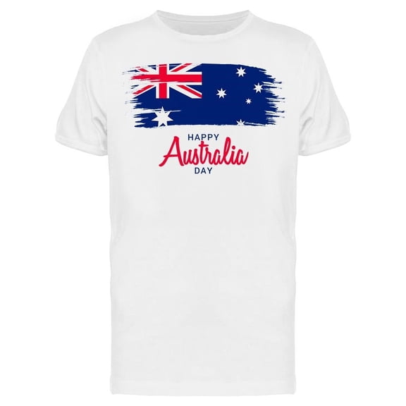 Happy Australia Day, With Map Tee Men's -Image by Shutterstock