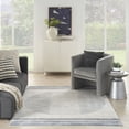thumbnail image 4 of Nourison Astra Machine Washable 4' x 6' Ivory Blue Mid-Century Modern Indoor Flatweave Rug, 4 of 11