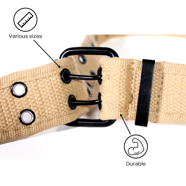 2 Pack Grommet Web Belts