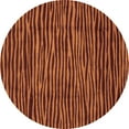 thumbnail image 1 of Ahgly Company Indoor Round Abstract Brown Modern Area Rugs, 6' Round, 1 of 4