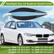 thumbnail image 2 of Cubierta de cejas de faros delanteros izquierda y derecha, adhesivo decorativo exterior para BMW F32 2012-2017, color plástico de fibra de carbono, 2 of 6