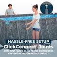 thumbnail image 5 of Bestway APX 365 24'x12'x52" Metal Frame Above Ground Pool w/ Sand Pump & Accessories, 5 of 9