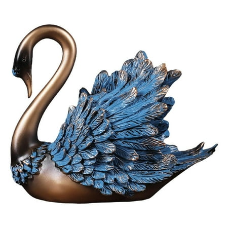 

Retro Style Rack Swan Sculpture Stand Bar Tabletop Display Storage Shelf Ornament Bow Head