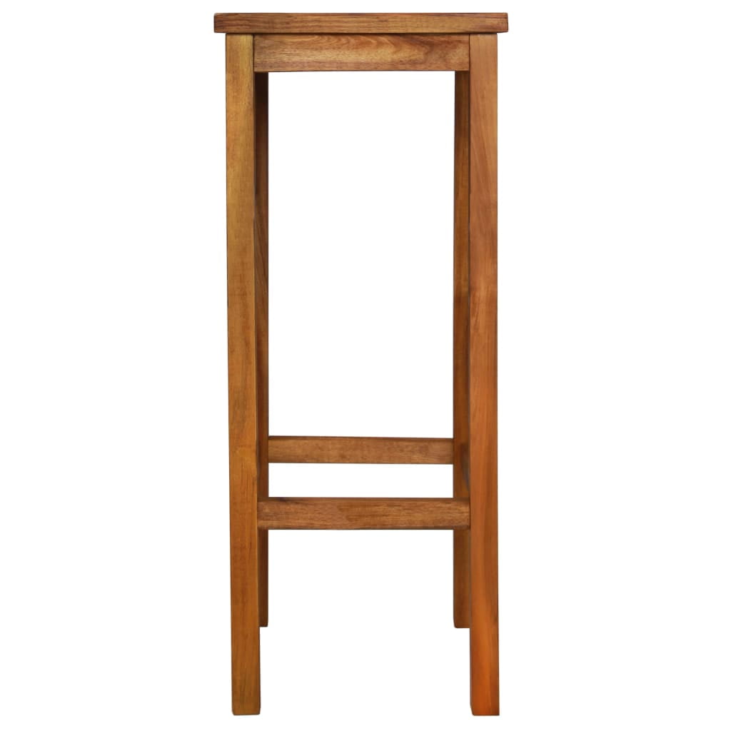 2Pcs Bar Chairs, 30" High Wood Barstools for Indoor Outdoor