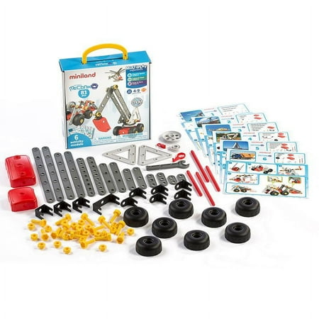 UPC: 8413082326562 | Miniland Educational Mecaniko  Vehicle Building Set  81 Pieces