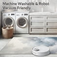 thumbnail image 5 of ODIKA 4'x6' Machine Washable Non-Slip Area Rug, Cloudscape Grey Shag Plush Dream High Traffic Rug, Gray, 103634, 5 of 7