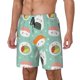 thumbnail image 1 of Fotbe Kawaii Sushi Traje de Baño para Hombre – Shorts de Natación de Secado Rápido con Forro y Bolsillos-3X-Large, 1 of 6