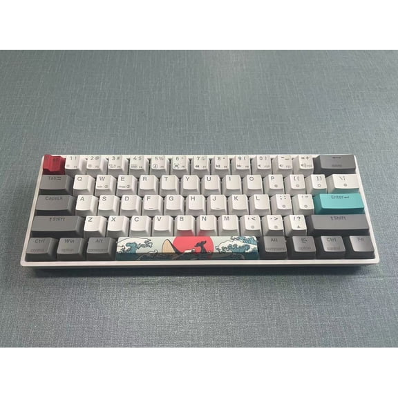 New Mechanical Gaming Keyboard Wired Rgb Backlight Gamer Keyboard Type-C PBT Keycaps 60% Ergonomics Keyboards Portable