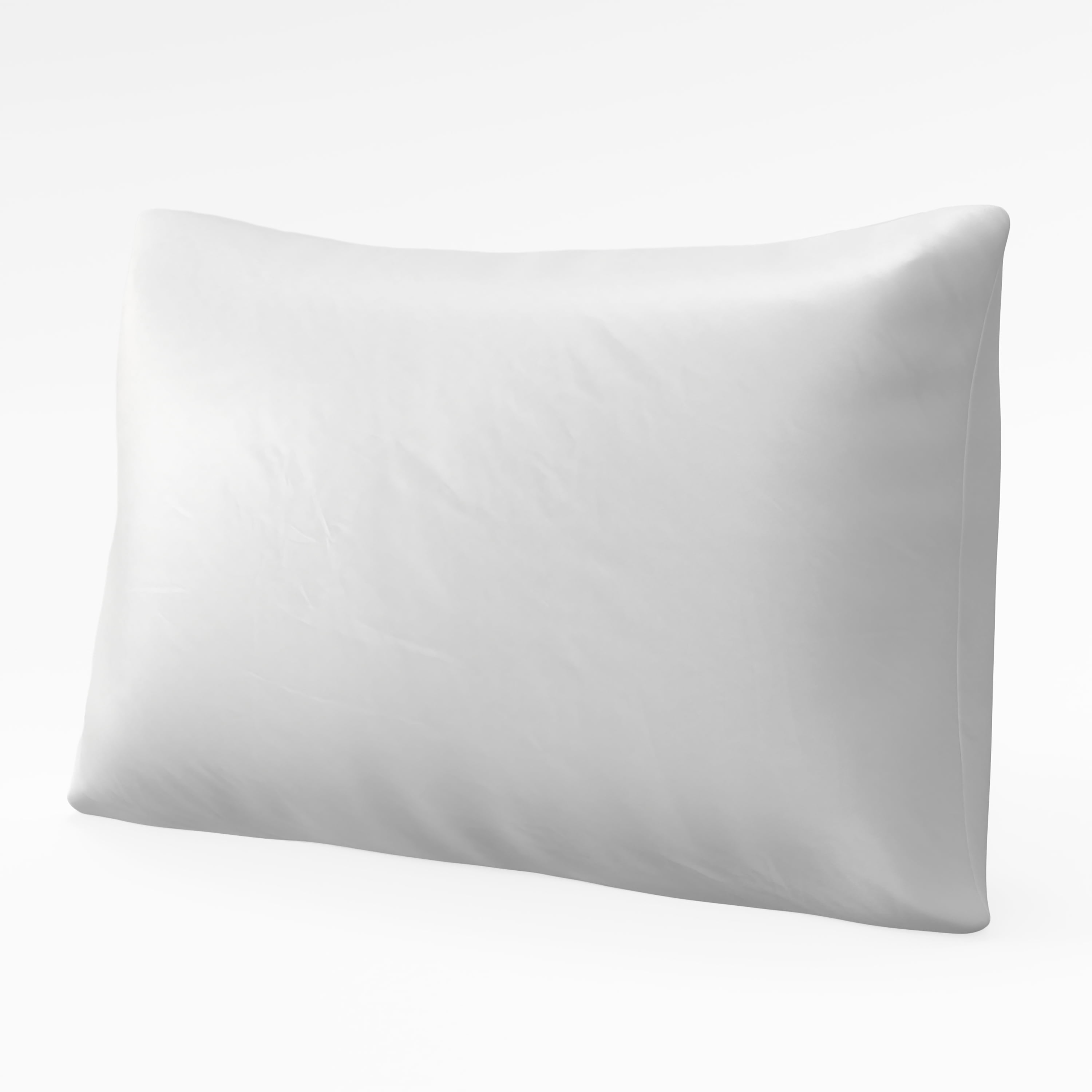 Mainstays Satin Pillow Cover Protector, Standard/Queen - Zippered, Soft, Gentle on Hair (4 Count)