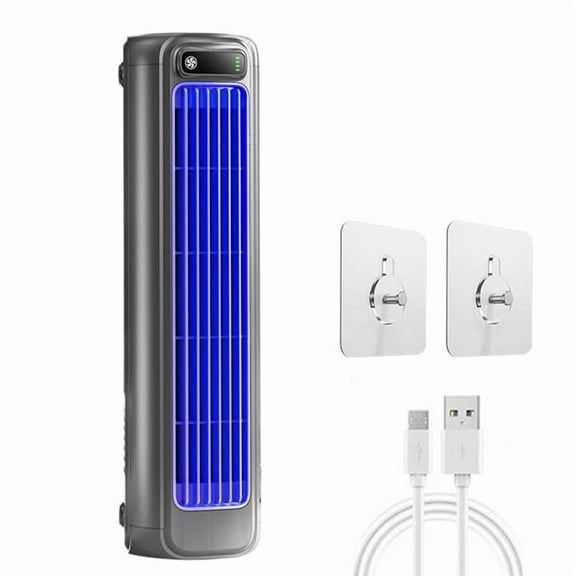 Portable Air Conditioning Cooling Fan Multiple Adjustable Gears Home Office Kitchen Cooling Fan Home Wall Mounted Fan,1*Fan 1*Data cable 2*Hook