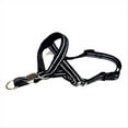 thumbnail image 1 of Bozales para la Boca del Perro Collar Antiladridos para Perros Herramienta de Entrenamiento para Perros Transpirable Juego de Bozales de Nailon con Tiras Reflectantes, M-Negro, 1 of 6