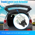 thumbnail image 3 of Unique Bargains Car Rear Tailgate Latch Actuator Rear Trunk Door Lock Latch Replces 64610-33011 for Toyota Camry 92-96, 3 of 6