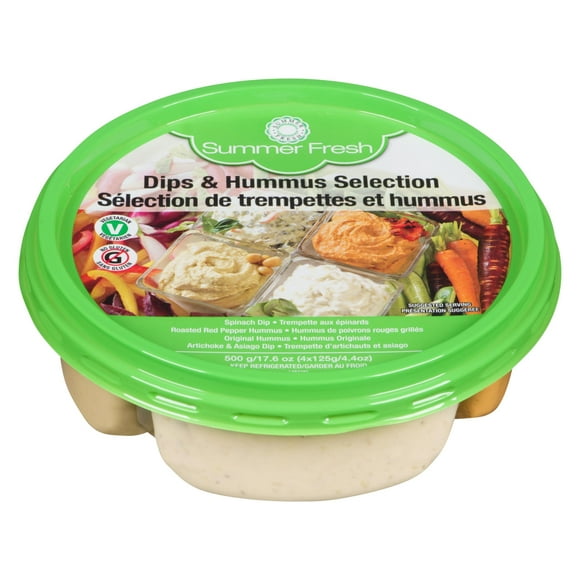 Trempettes et hummus Summer Fresh en emballage varié Emballage varié 500  g